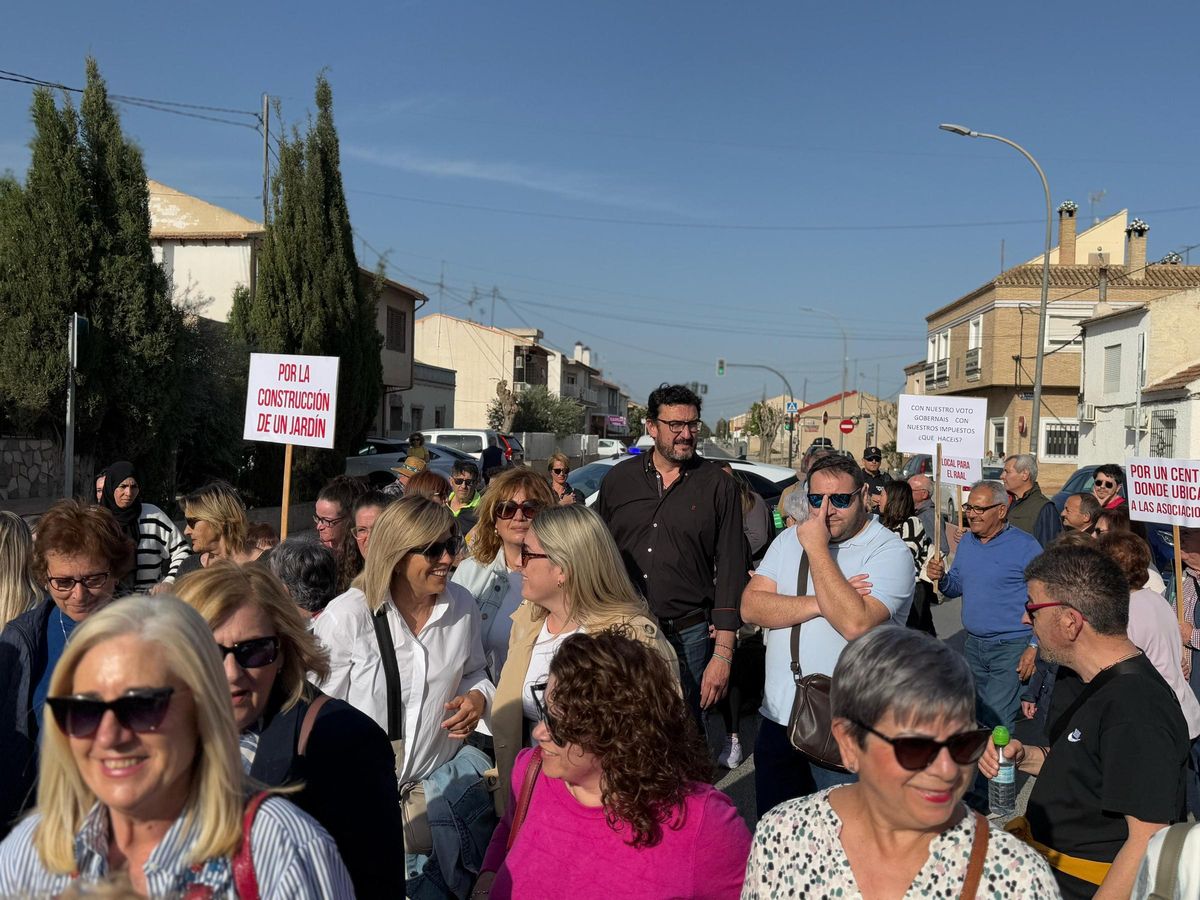 Manifestación en El Raal