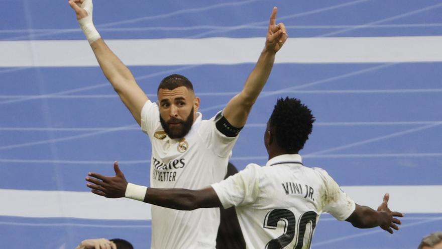 Benzema se despide del Real Madrid con su último gol en el Bernabéu