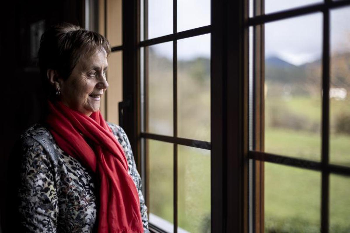 Rosa Rodríguez, en su casa de Parades, en Las Regueras.