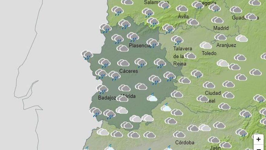 Tiempo en Semana Santa en Extremadura: incertidumbre por un nuevo frente