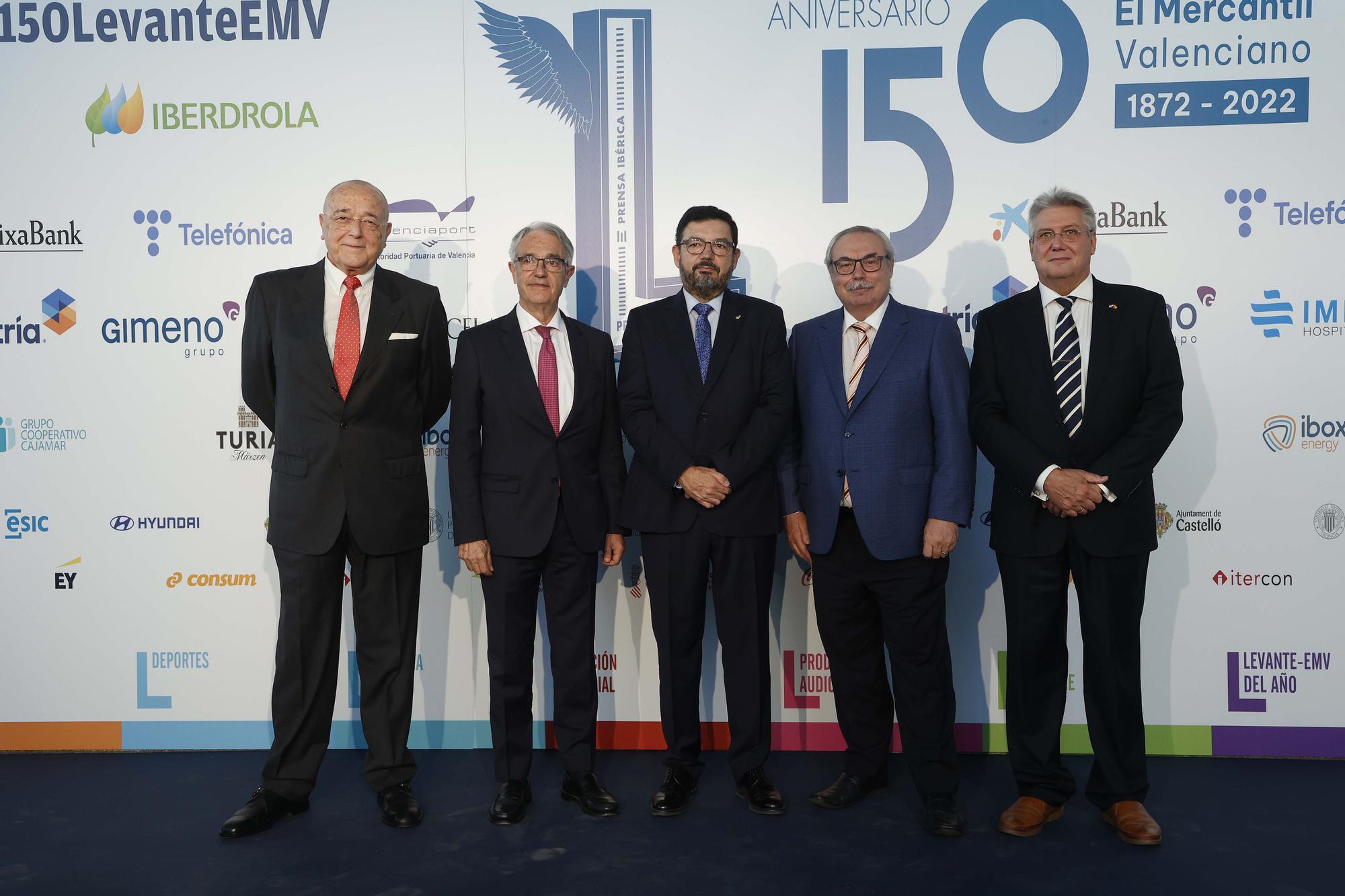 Todas las fotos de la gala de entrega de los premios Levante-EMV - 150 Aniversario