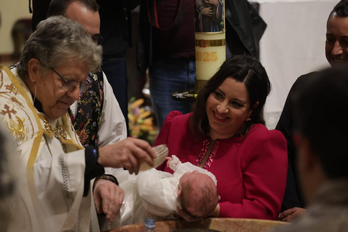 El 'bateig faller' de Lucía Miret.