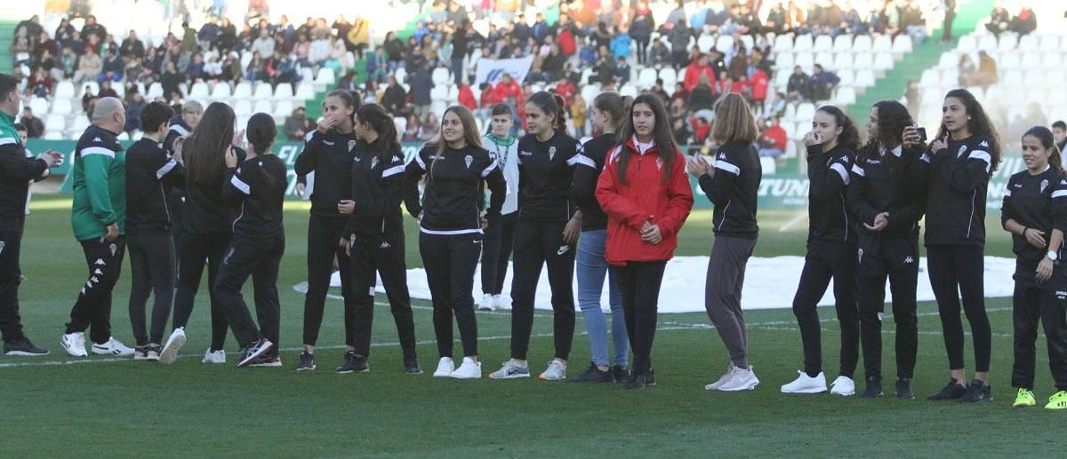 La afición blanquiverde en el Córdoba-Albacete