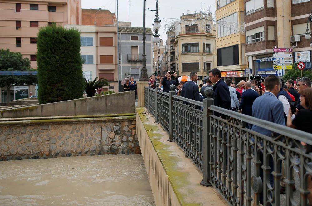 Comparativa entre los efectos de la riada de 1946 y la gota fría de 2019 en Orihuela.