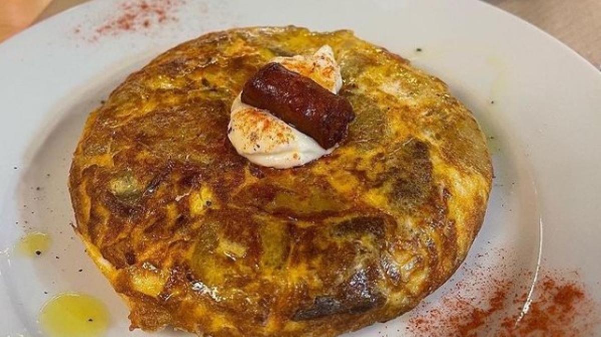 Tortilla de chistorra de Tremendo.