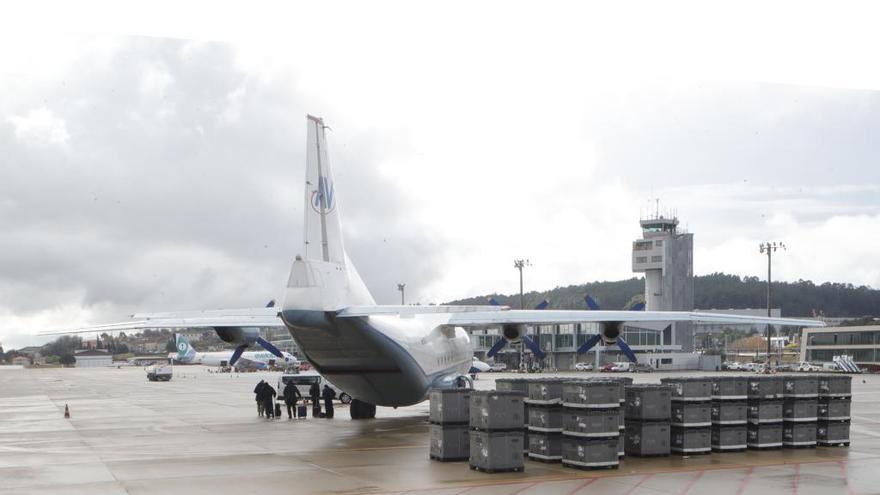 Uno de los aviones que transportaron la piezas desde y hacia Francia // R. Grobas