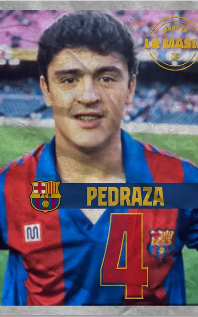 4. Ángel PEDRAZA 16/9/80. Debut en Copa de la UEFA Sliema Wanderers – FCB 1980-81. 76 Partidos oficiales
