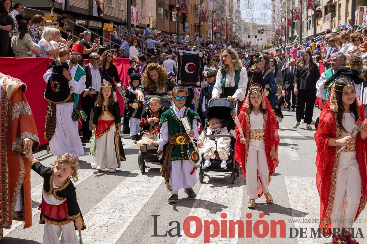 Desfile infantil del Bando Moro en las Fiestas de Caravaca