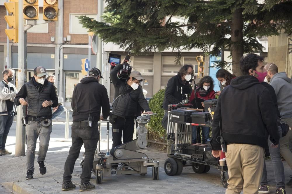 Rodatges «Las leyes de la frontera» a Manresa