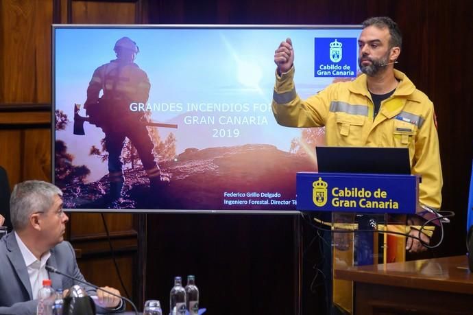 Pleno del Cabildo sobre el incendio de Gran Canaria.