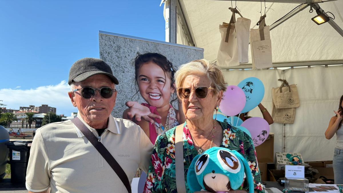 Luis Felipe Martínez y Nelly Garcia, abuelos de la pequeña Xana Martínez