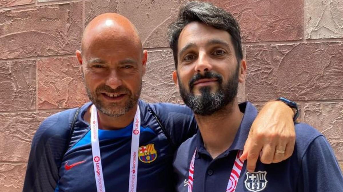 Jordi Pérez es un entrenador que suma más de dos décadas en el fútbol formativo blaugrana