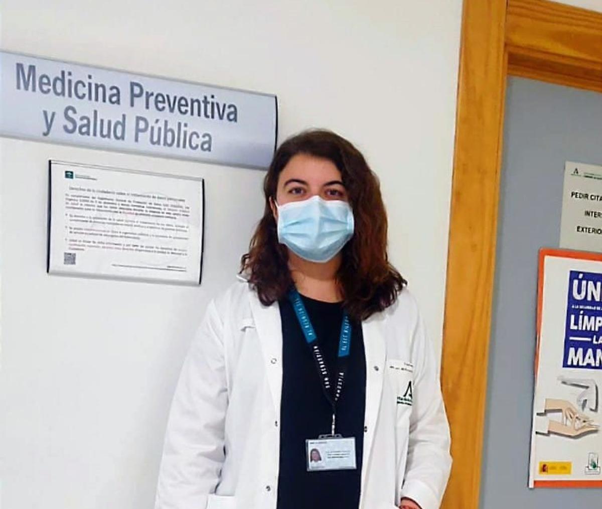 La residente de tercer año de Medicina Preventiva y Salud Pública del hospital Reina Sofía Carmen Aguilar.