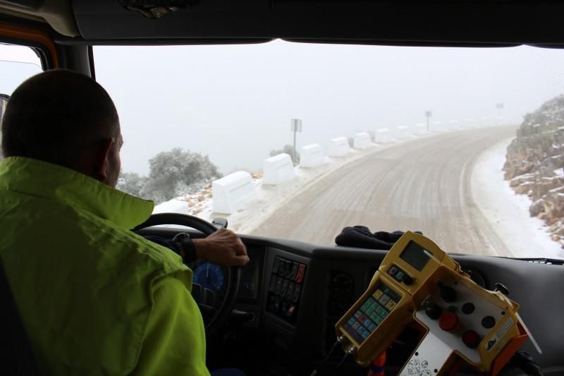 Nieve en la provincia de Córdoba