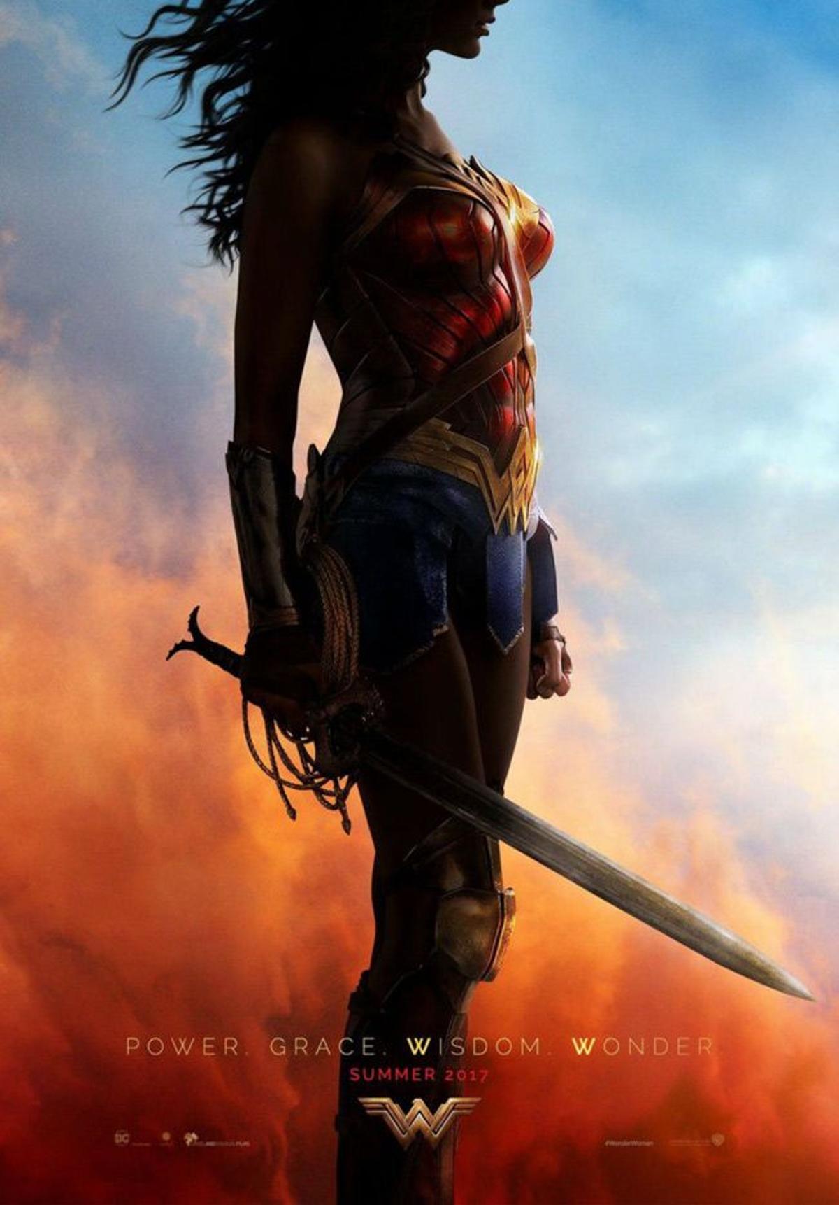 Uno de los carteles de 'Wonder Woman'