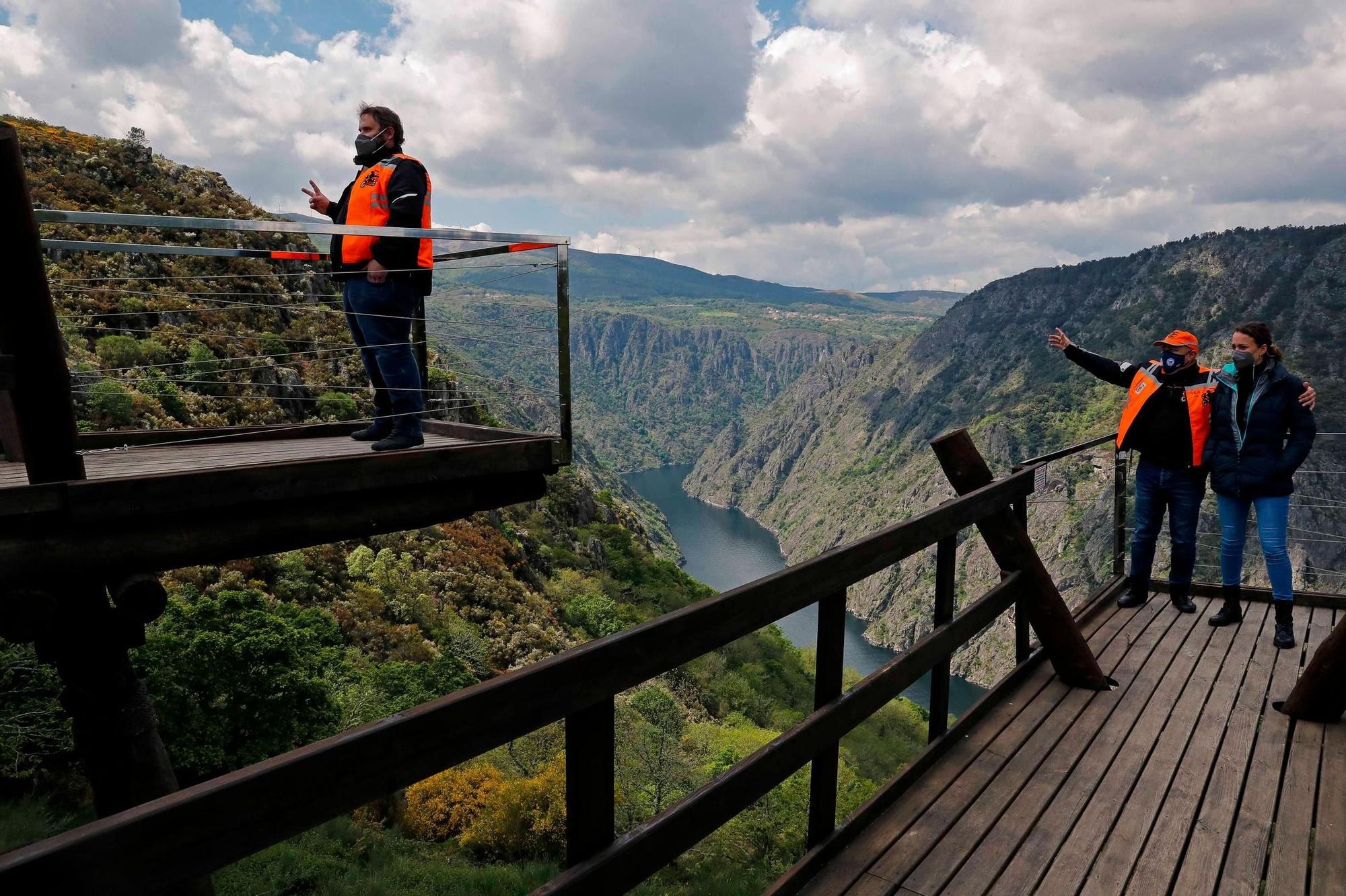 La magia de la Ribeira Sacra y los cañones del Sil, a vista de dron