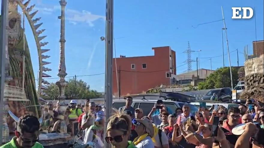 Besay Pérez interpreta el &#039;Ave María&#039; para la Virgen de Candelaria