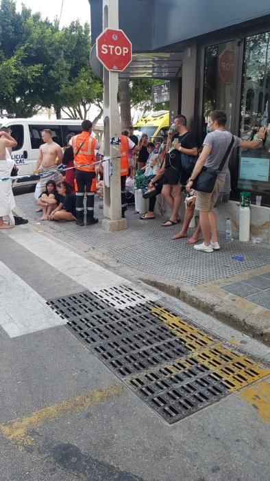 Seiscientos desalojados en el incendio de un hotel en S'Arenal