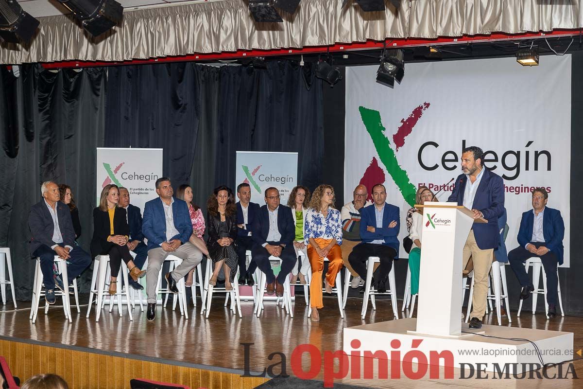 Elecciones 28M: Presentación de la lista de X Cehegín