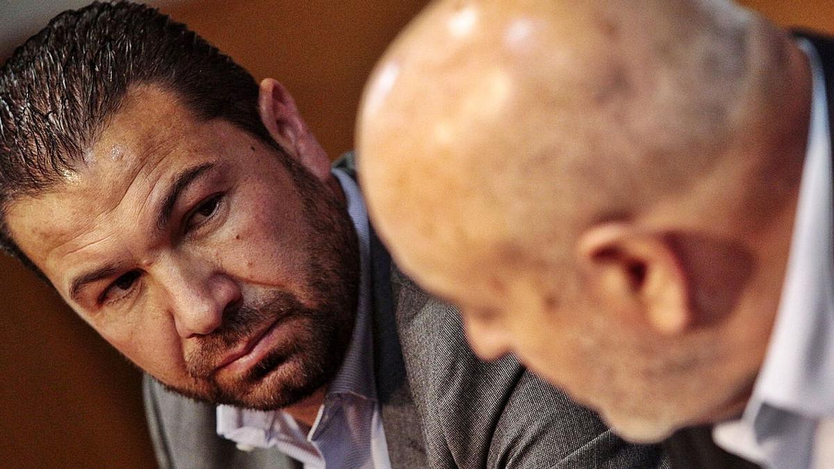 Juan Carlos Cordero y Miguel Concepción, durante una rueda de prensa.