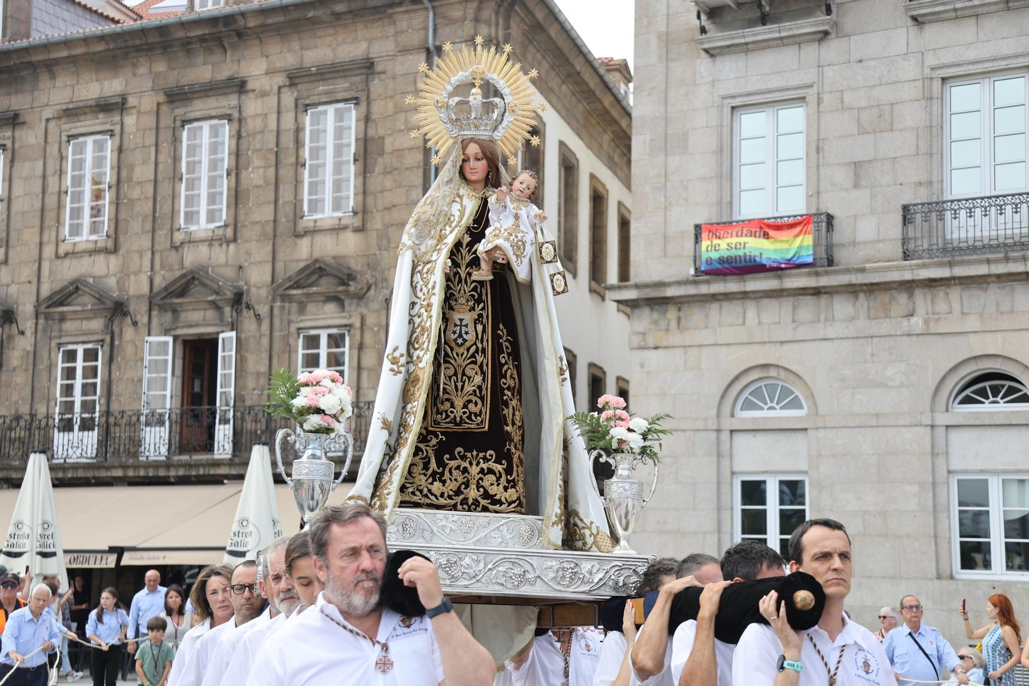 Procesión de la Virgen del Carmen en A Coruña