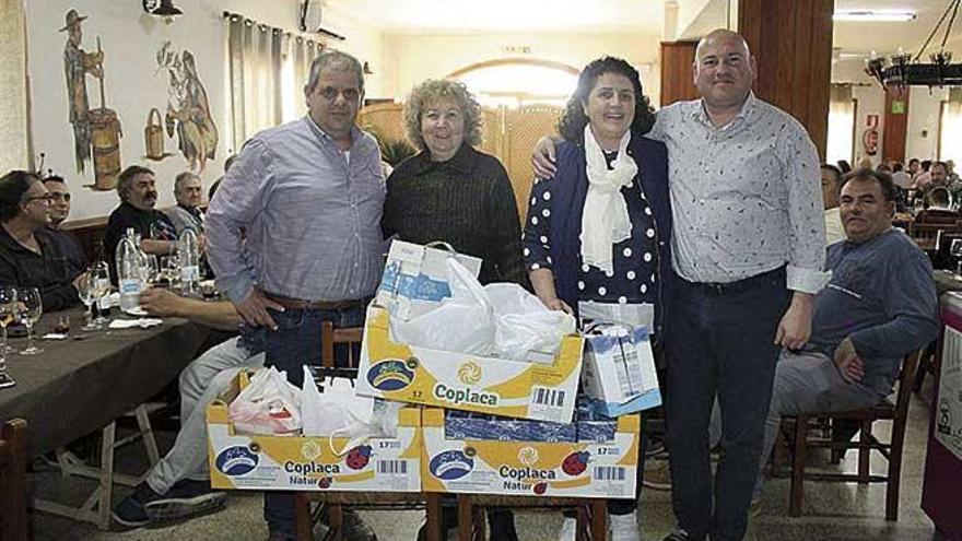 Acto solidario de los cazadores de Binissalem