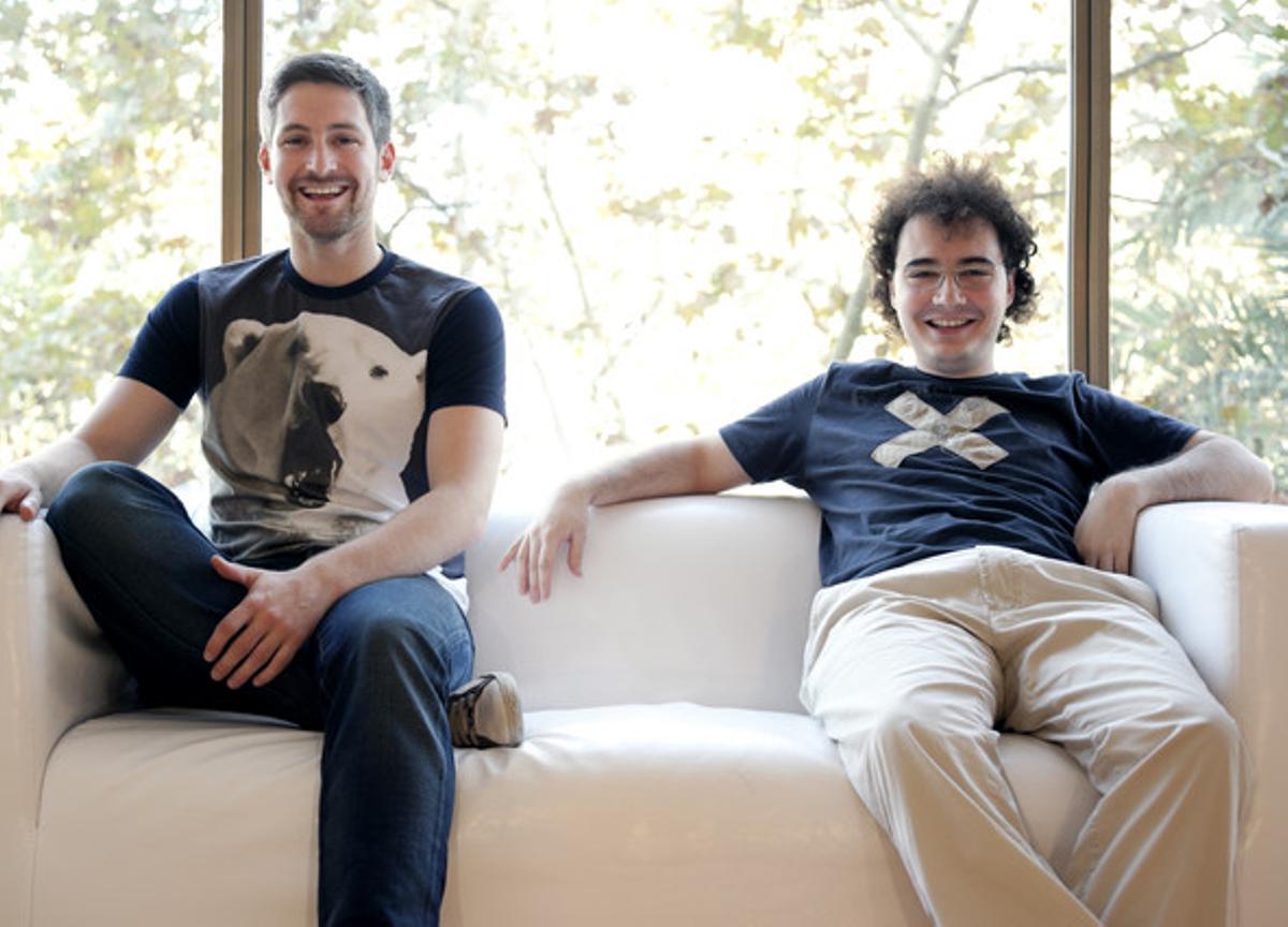 David Martínez i Jordi Tamargo, fundadors de Series Yonkis. David Martínez i Jordi Tamargo, fundadors de Series Yonkis.