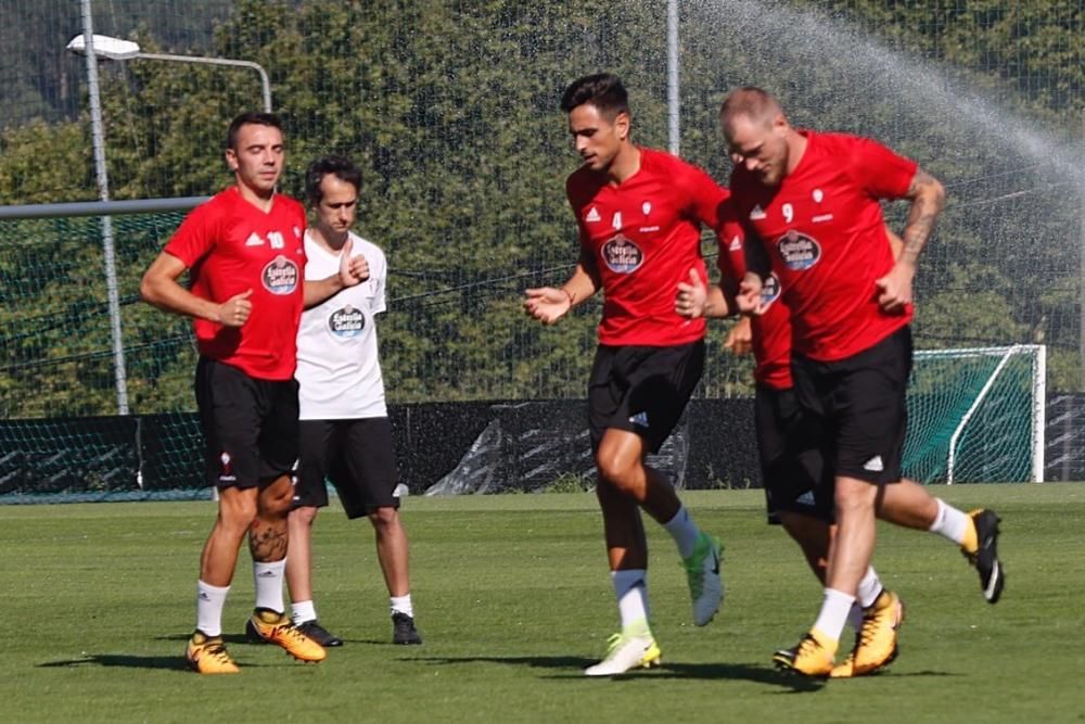 Jonny se incorpora a los entrenamientos del Celta