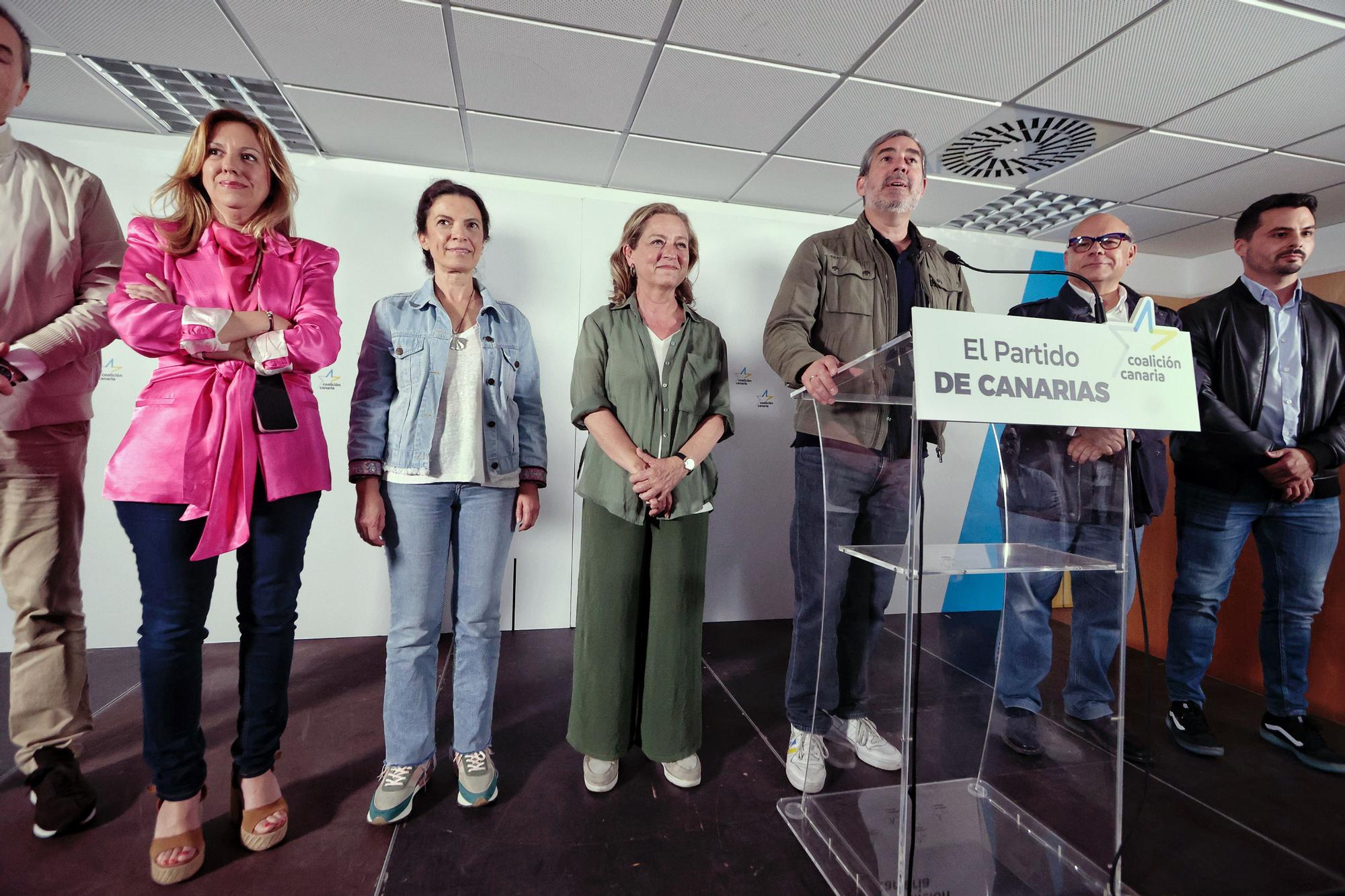 Noche electoral con Coalición Canaria