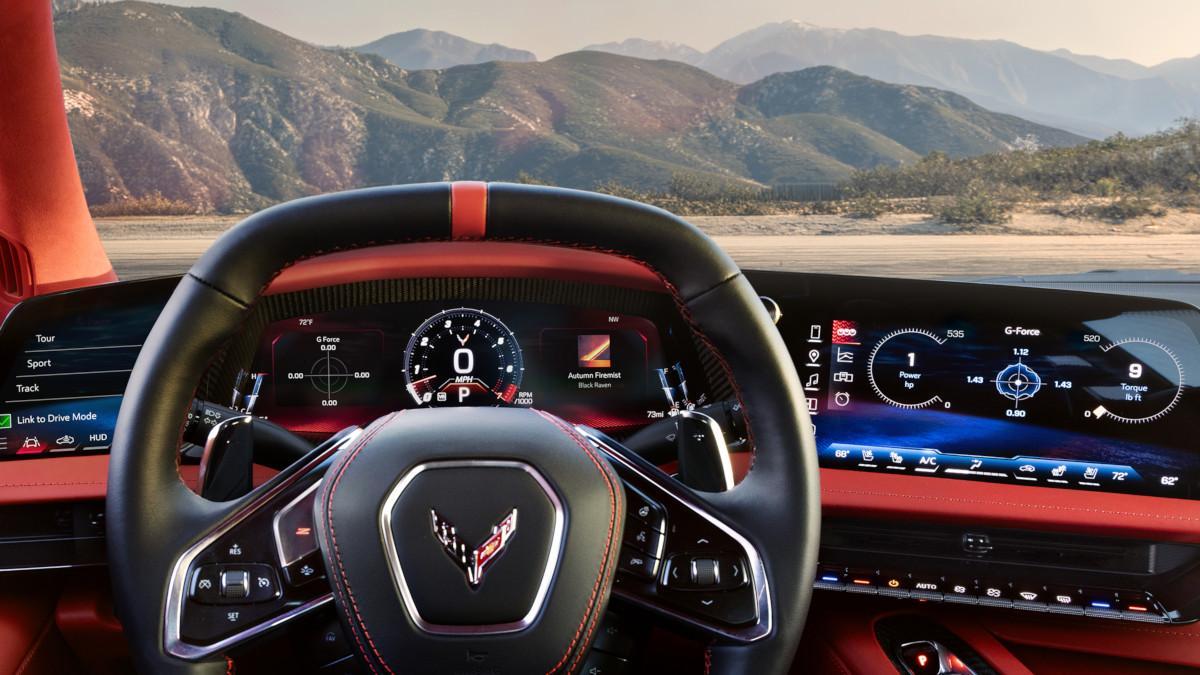 Puesto de conducción del Chevrolet Corvette Grand Sport