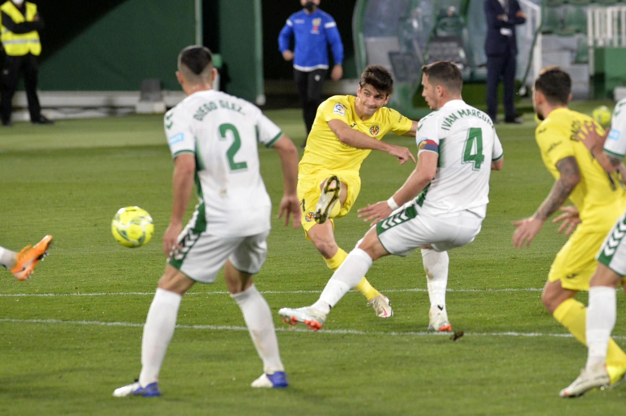 Elche CF - Villarreal, las imágenes del partido