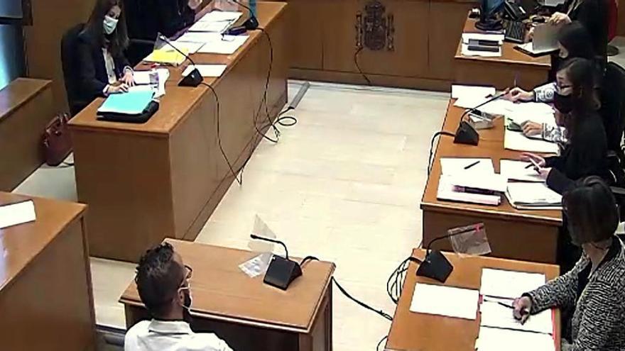 Un dels acusats en la seva declaració durant el judici