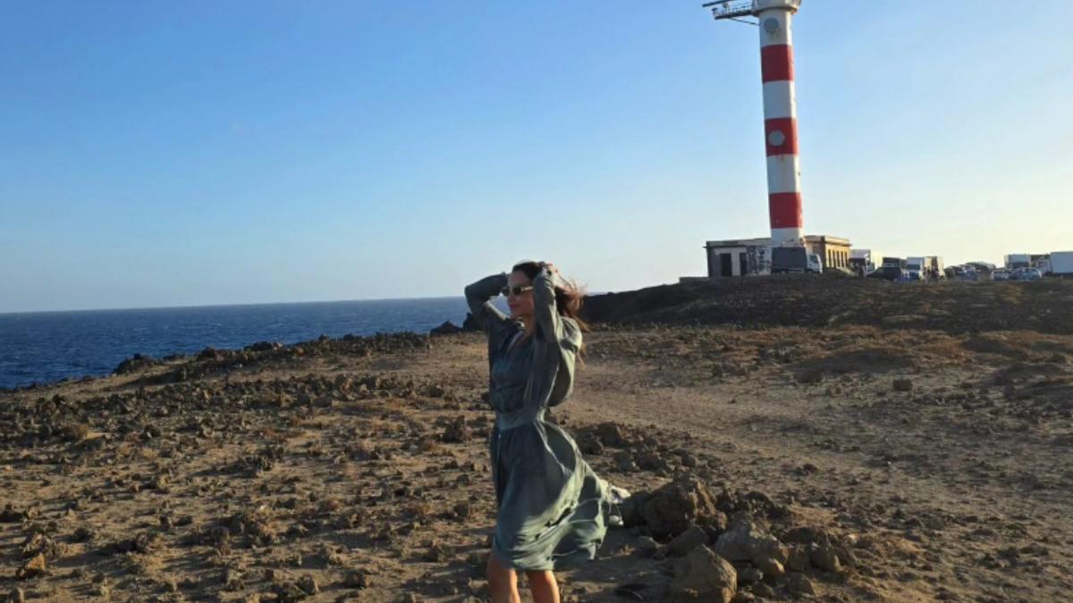 Paula Echevarría, en el Porís de Abona.