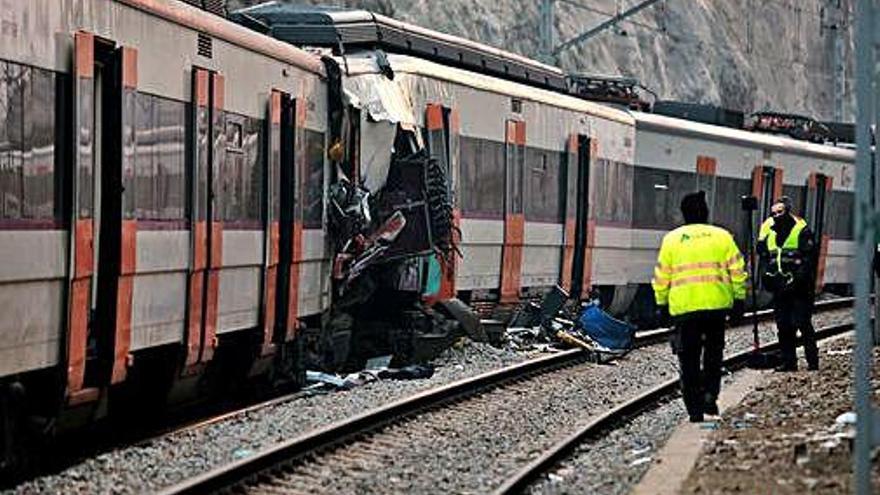 L&#039;accident de Castellgalí en el qual va morir la maquinista d&#039;un dels trens.