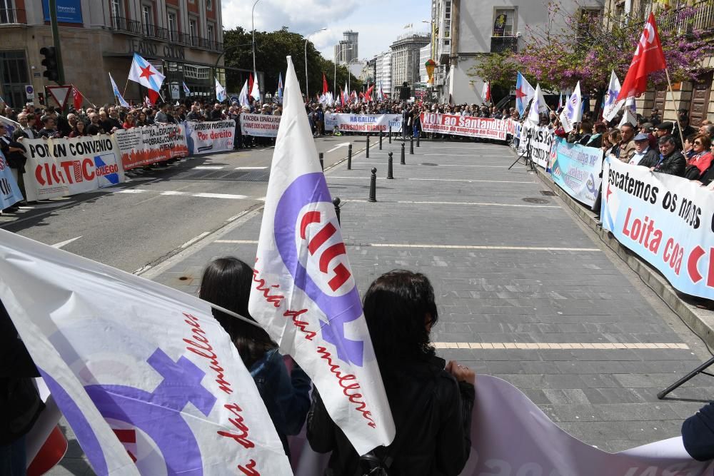 Manifestaciones del 1 de mayo en A Coruña