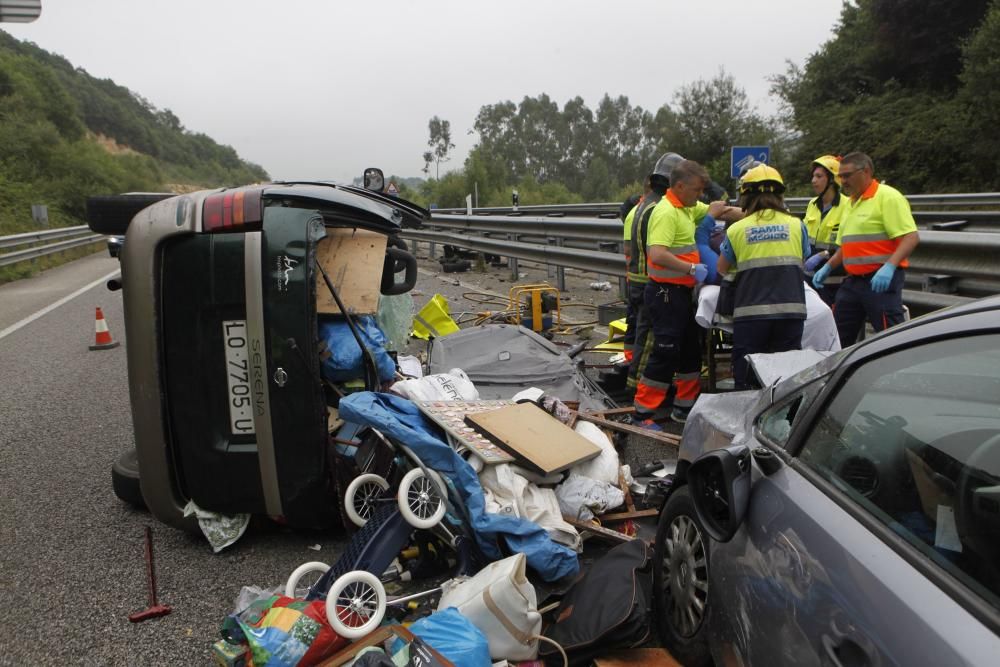 Accidente en la autovía minera