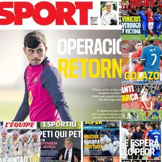 Vinicius, el gran protagonista de las portadas