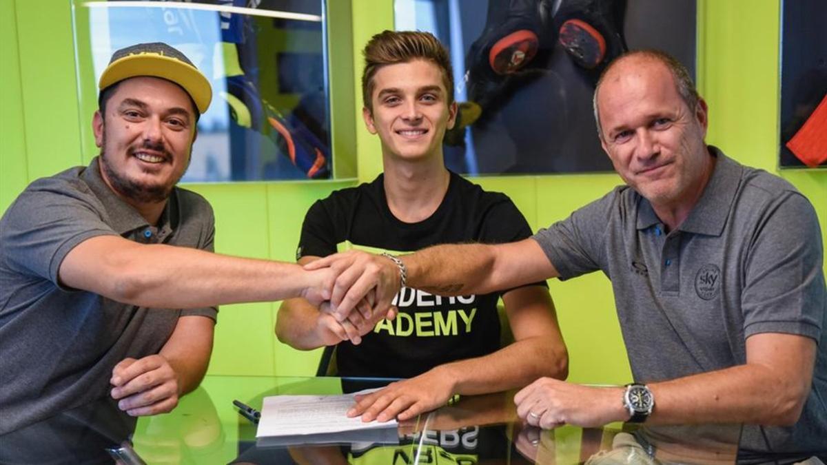 Luca Marini llega a Team Sky VR46