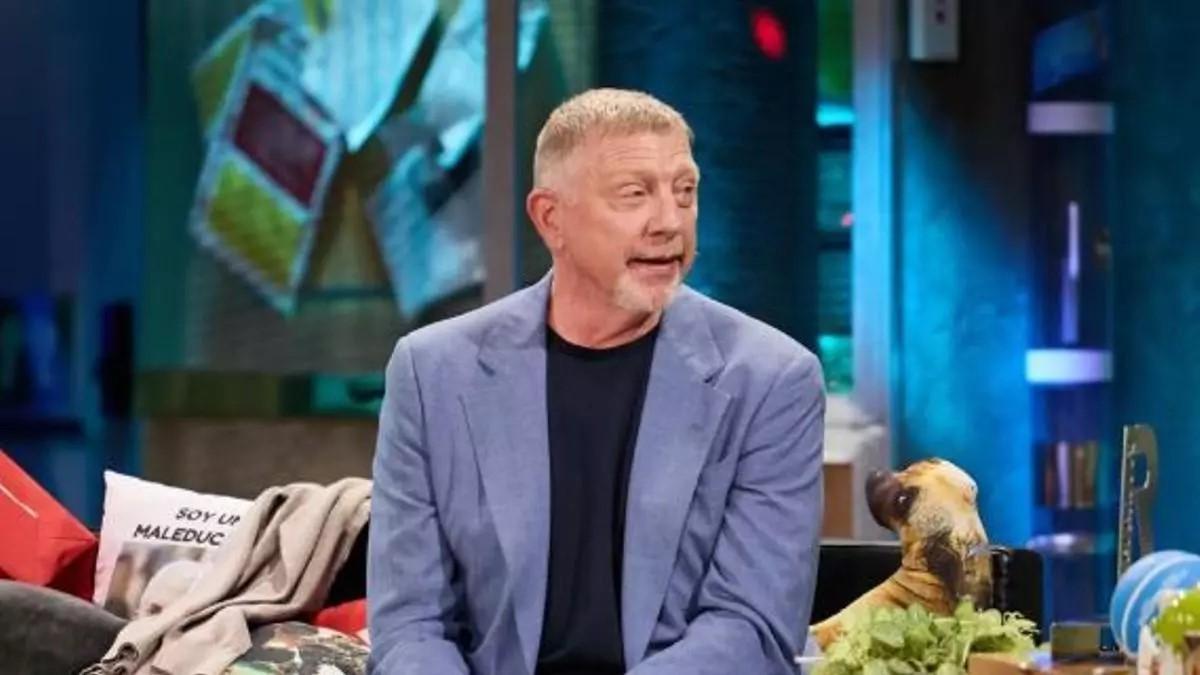 Boris Becker bei "La Revuelta" im spanischen TV.