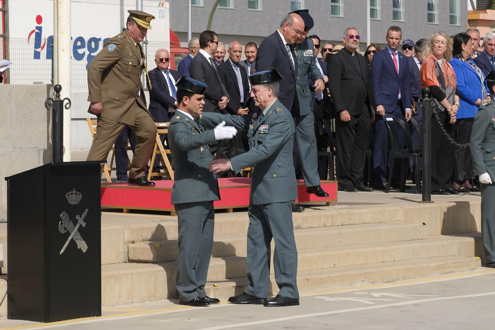 Toma de posesión del coronel jefe de la Comandancia de Guardia Civil