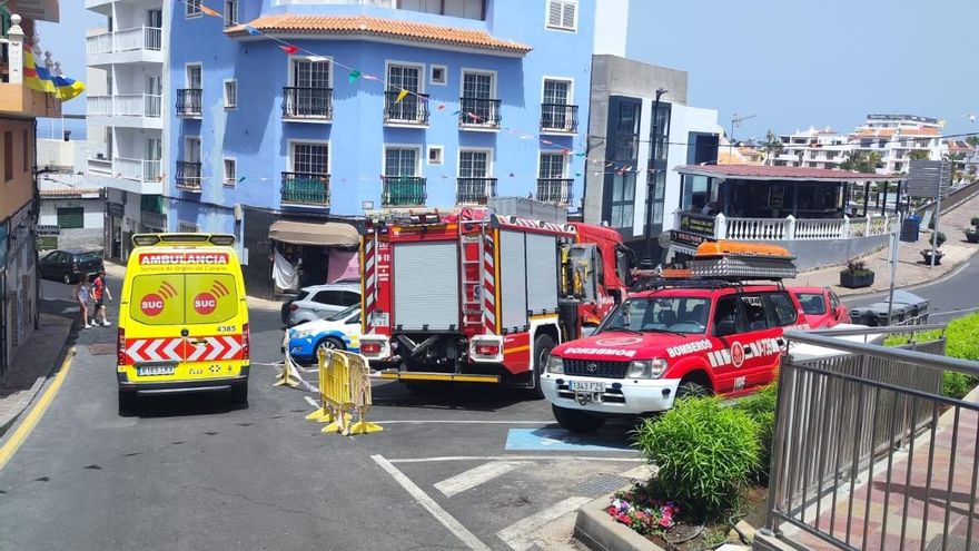 Herido en cadera y piernas al caer desde más de dos metros en su casa en Tenerife