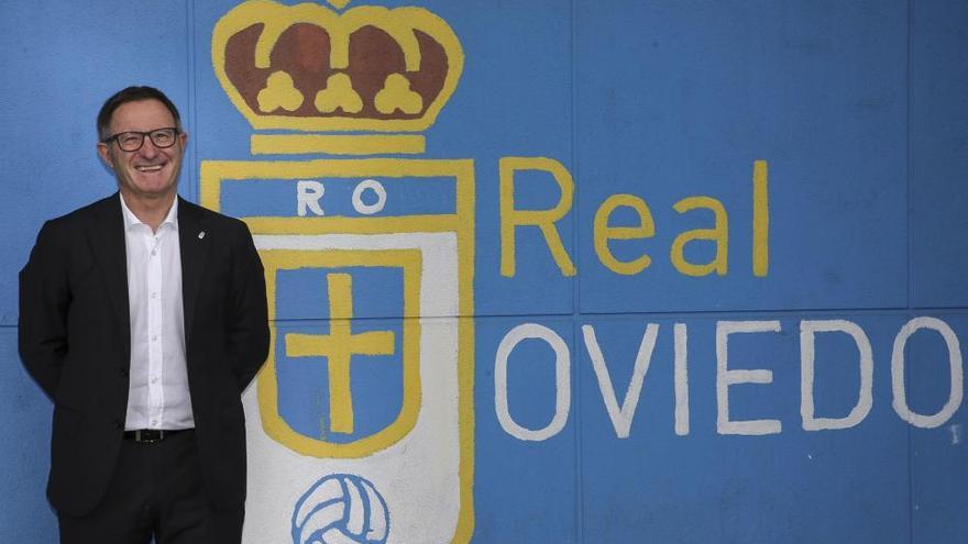 Presentación de Anquela como entrenador del Oviedo