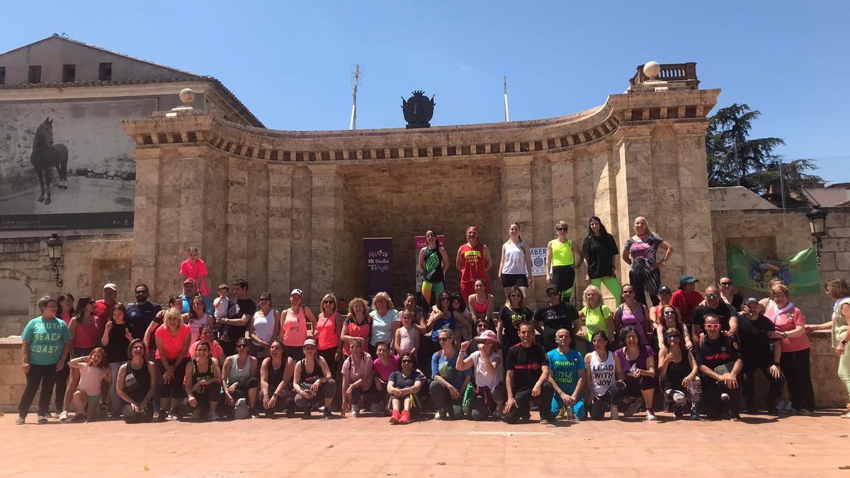 La zumba benéfica de Segorbe destacó por su alta participación.