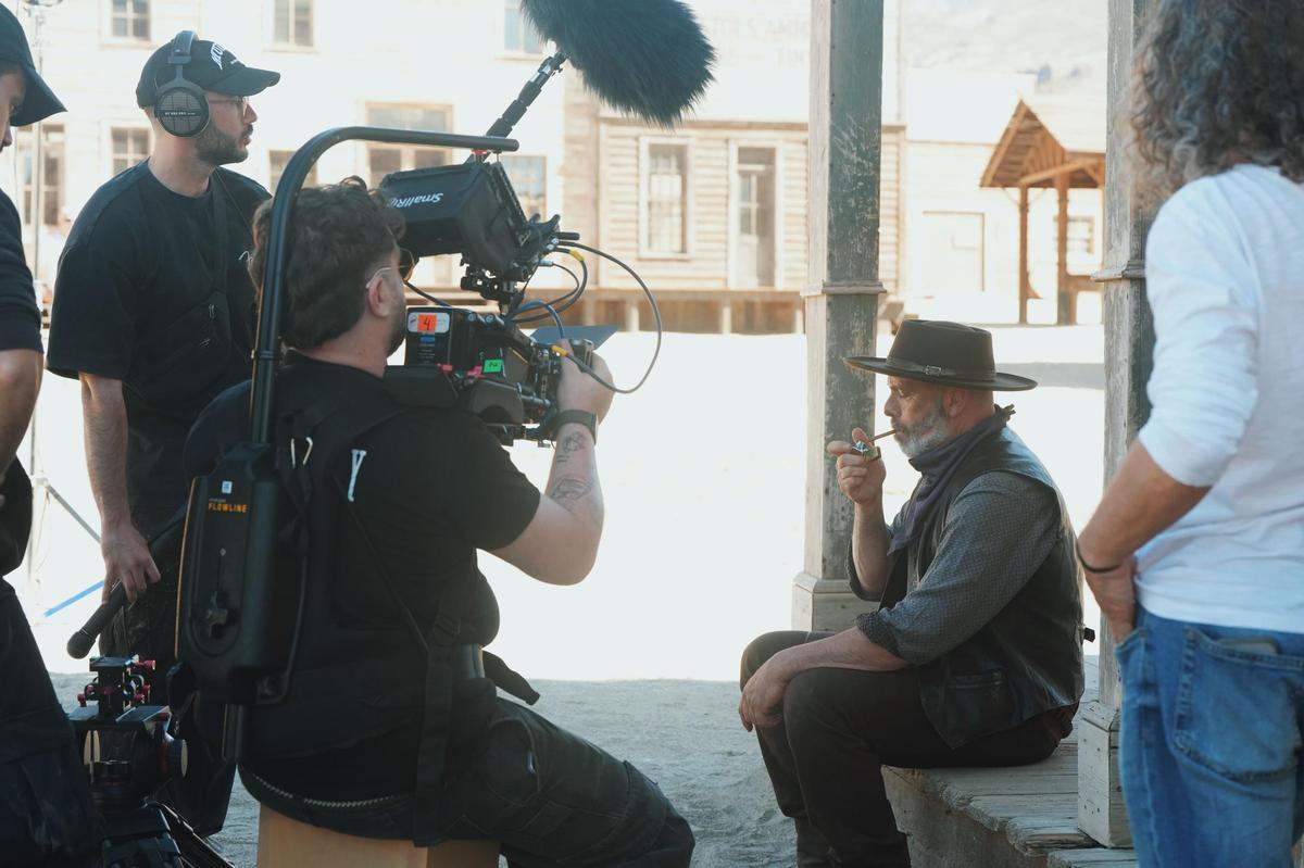 Imagen del Rodaje de 'Phil Weasley' en Tabernas.