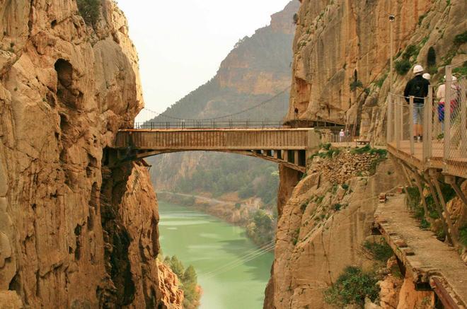 Puente en el Caminito del Rey