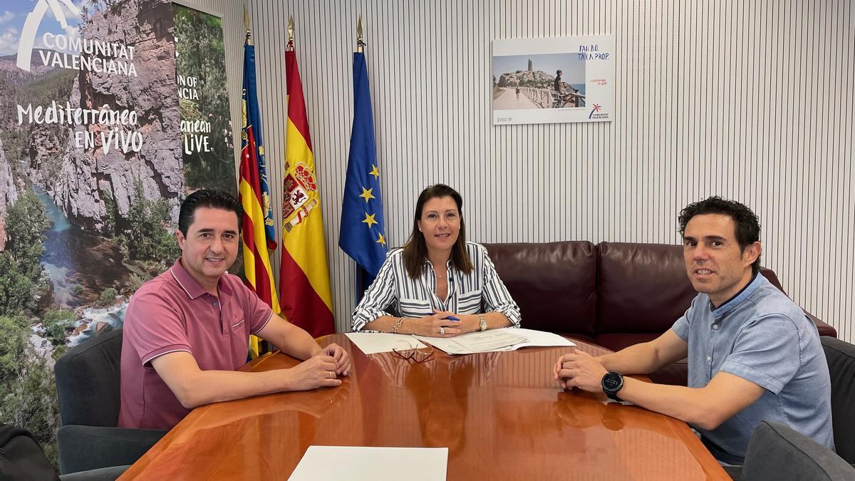 Paco García, Cristina Moreno y Joanma Miguel.