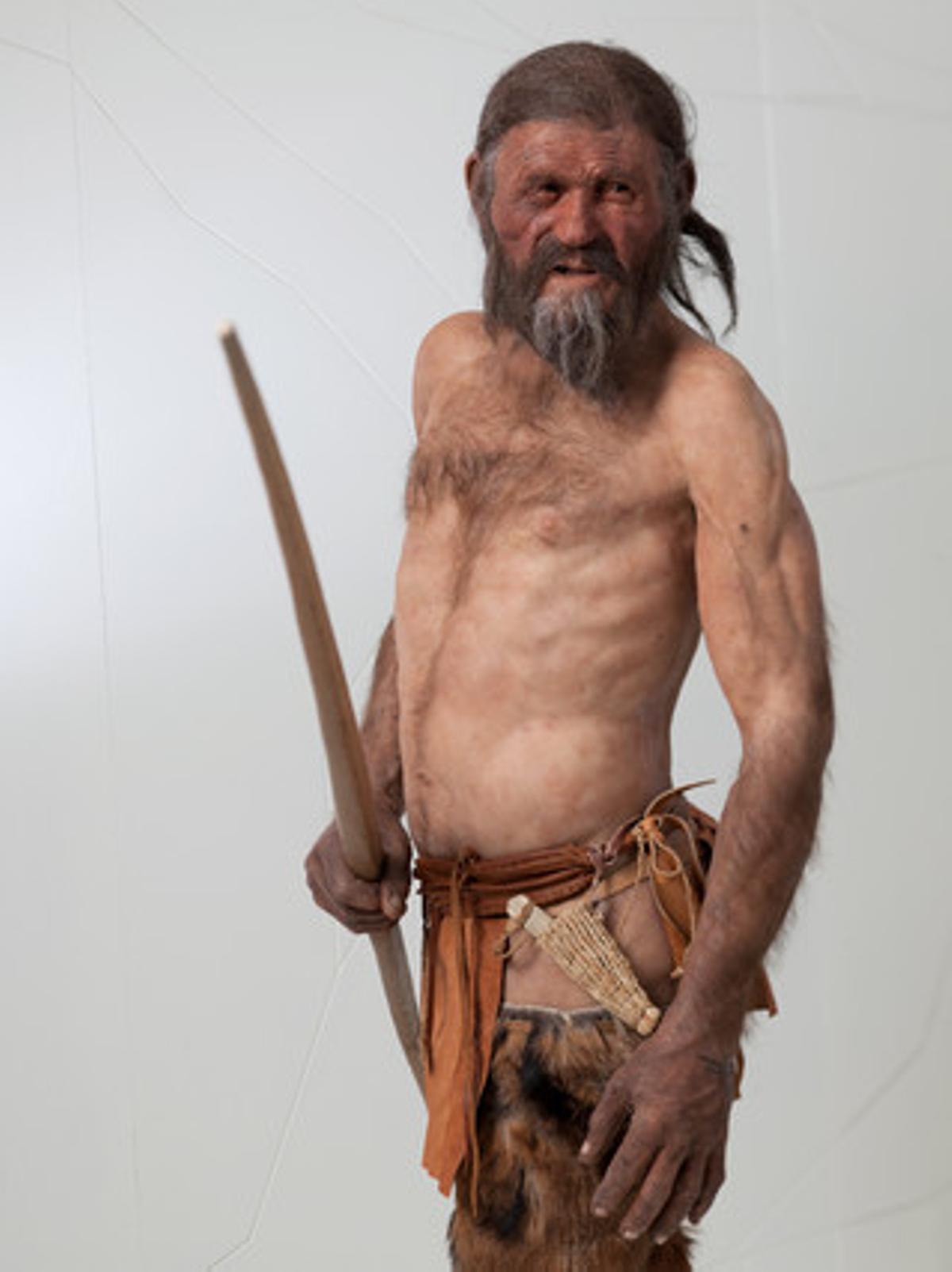 Reconstrucción de Otzi.