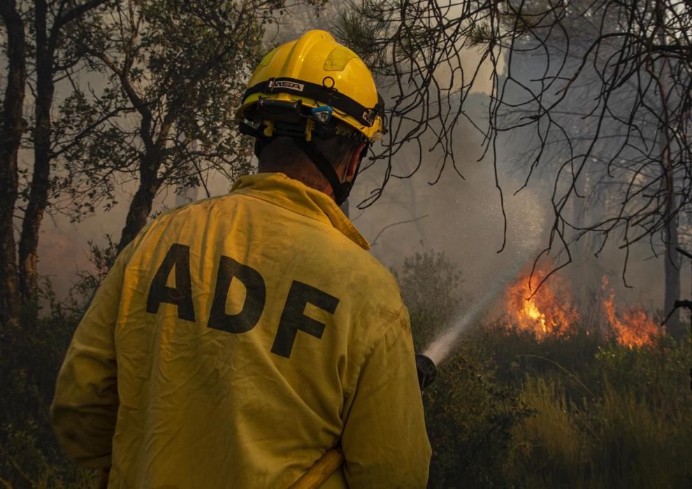 Incendi a Caldes de Malavella.