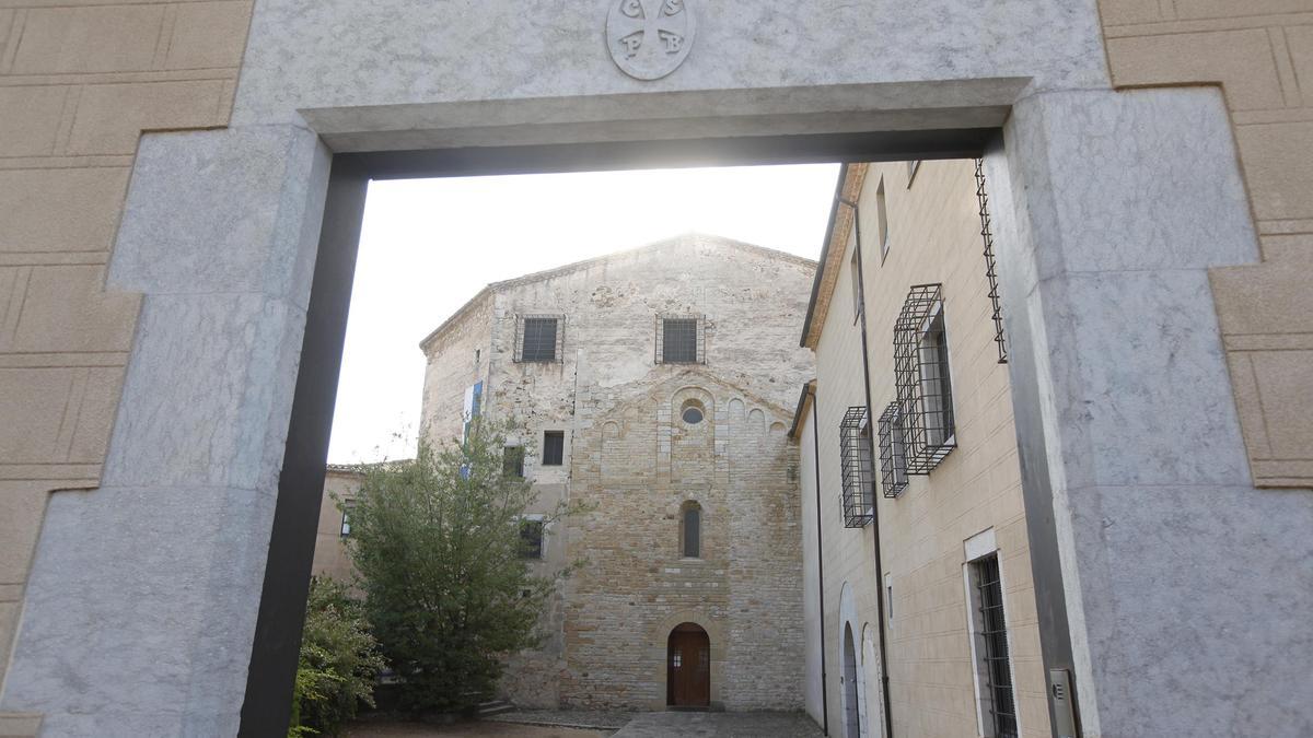 L'entrada al monestir de Sant Daniel de Girona, en una imatge d'arxiu.