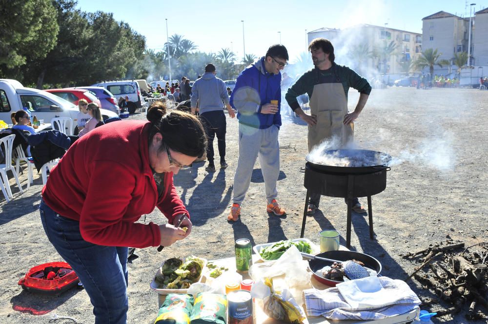 Tradicional concurso de paellas de San Antón